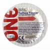 Презерватив ONE Tattoo Touch RED 1 шт тату-дизайн текстуровані