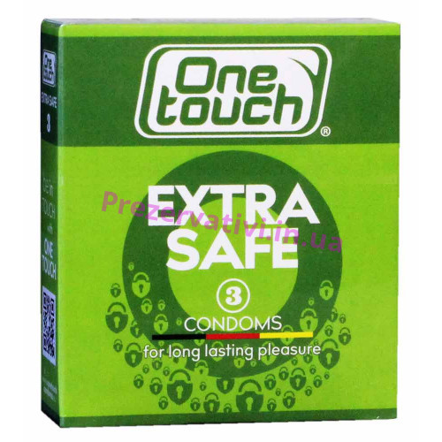 Презервативы One touch Extra Safe №3 утолщенные с обильной смазкой - Фото№1