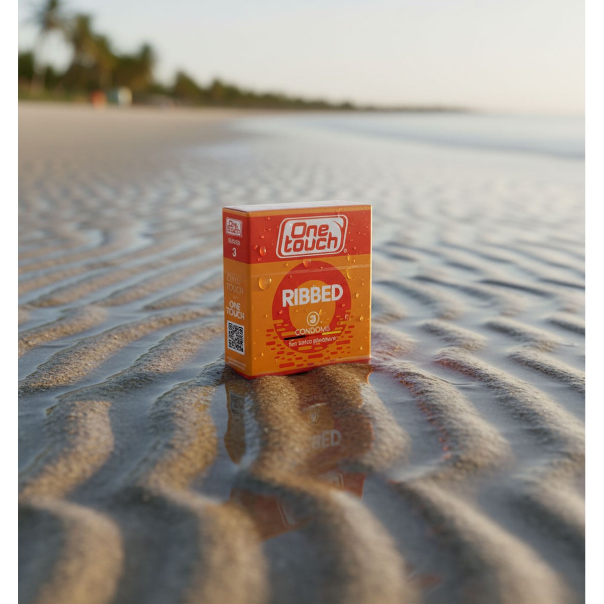 Презервативы One touch Ribbed 3шт с ребрами