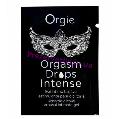 Возбуждающие капли Orgie Orgasm Drops Intense для женщин 1мл - Фото№1