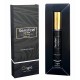Чорний флакон Orgie SENSFEEL for man 10 мл із золотим написом на білому тлі