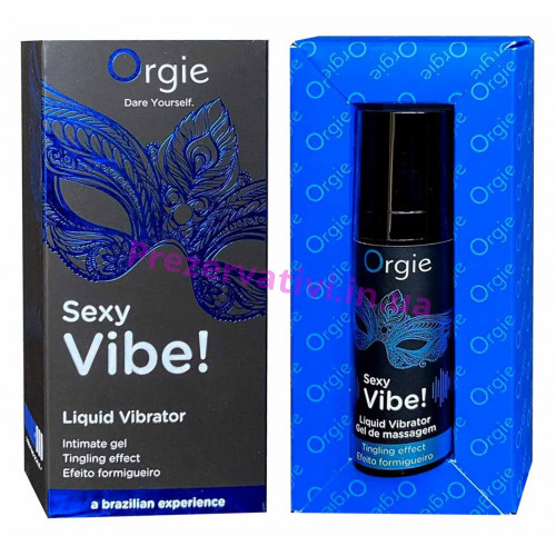 Жидкий вибратор Orgie Sexy Orgie Sexy Vibe! Liquid Vibrator 15 мл - Фото№1