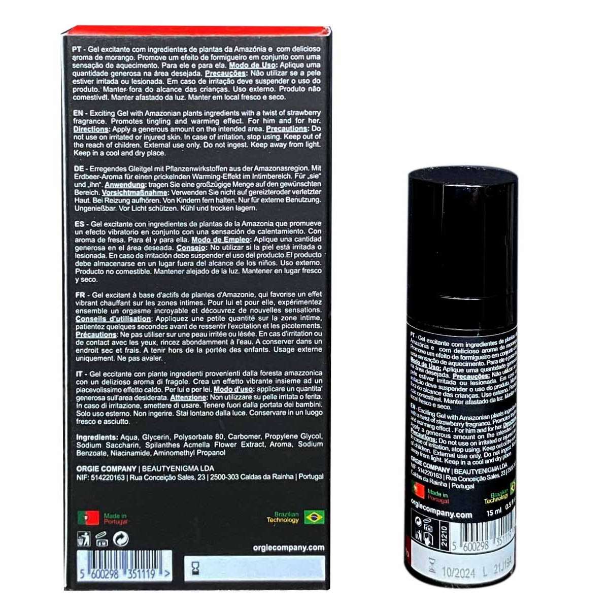 Жидкий вибратор Orgie Sexy Vibe! Hot 15мл разогревающий