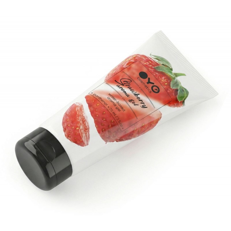 Лубрикант OYO Strawberry Aroma Gel с ароматом клубники, 75 мл