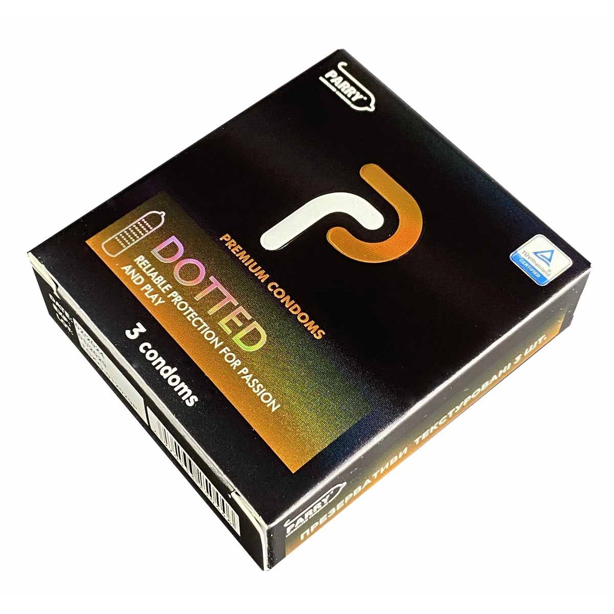 Презервативы Parry Dotted 3шт с точечной структурой