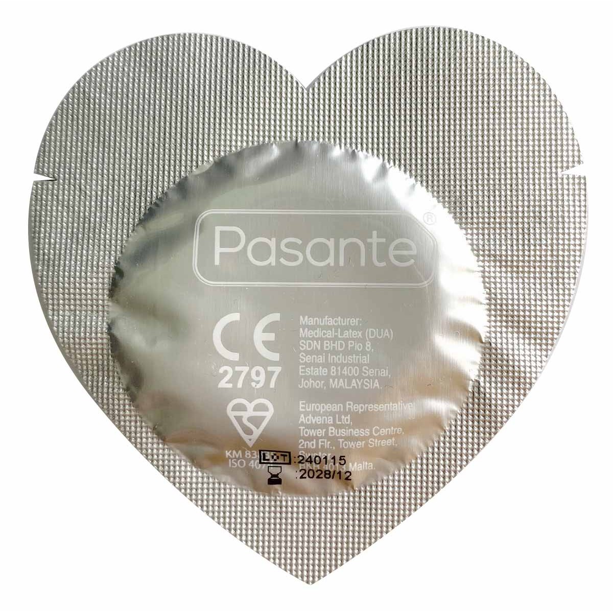 Презерватив Pasante Hearts Електро кохання 1шт червоного кольору