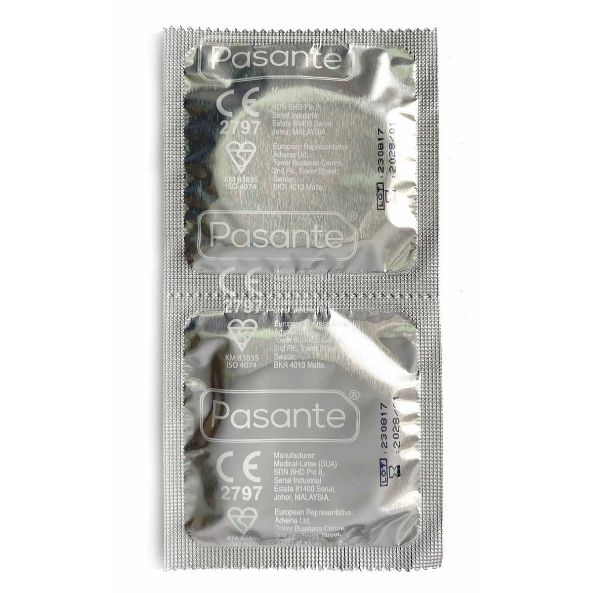 Презервативы Pasante Love Серце и страсть 2шт особой формы⚡️Prezervativi.in.ua