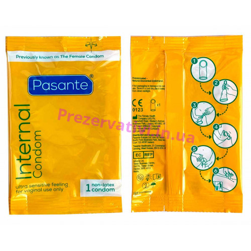 Женские презервативы Pasante Female Condom 1 шт - Фото№1