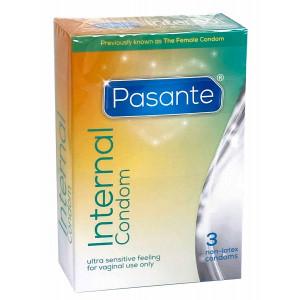 Женские презервативы Pasante Female (Internal) Condom 3шт