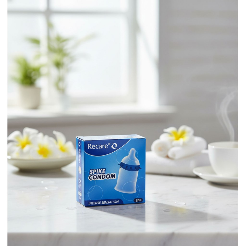 Презерватив з вусиками Recare Intense Blue 1шт (вусики)