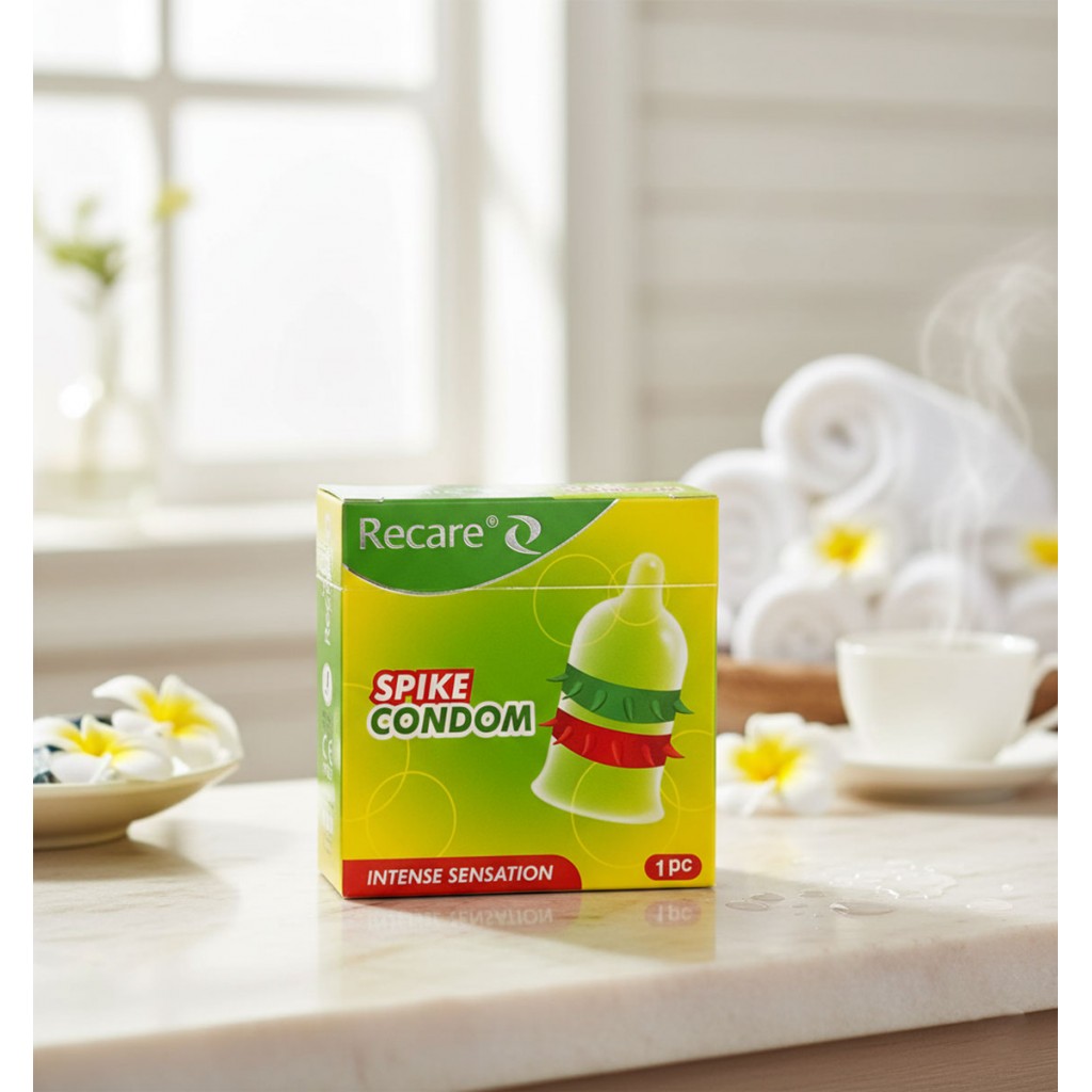 Презерватив с усиками Recare Intense Green 1шт (усики)