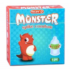 Презерватив з вусиками Recare Monster Greenie Wink 1шт (шипи)