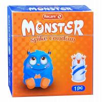 Набор презервативов Recare Monster Family 3шт (усики) - Фото№6
