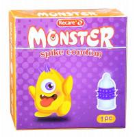 Набор презервативов Recare Monster Family 3шт (усики) - Фото№4