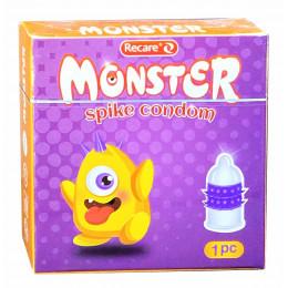 Презерватив с усиками Recare Monster Violet Boo 1шт (усики)