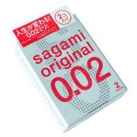 Полиуретановые Презервативы SAGAMI Original 0.02 (2 pcs) - Фото№2