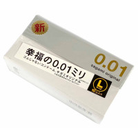 Полиуретановые Презервативы SAGAMI Original 0,01 LARGE (10 шт) большие - Фото№2