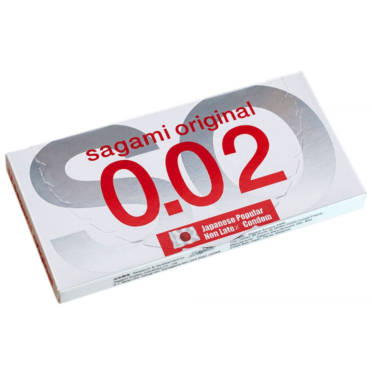 Презервативы Sagami Original 0.02 Полиуретановые 12шт (6 пачек по 2шт)