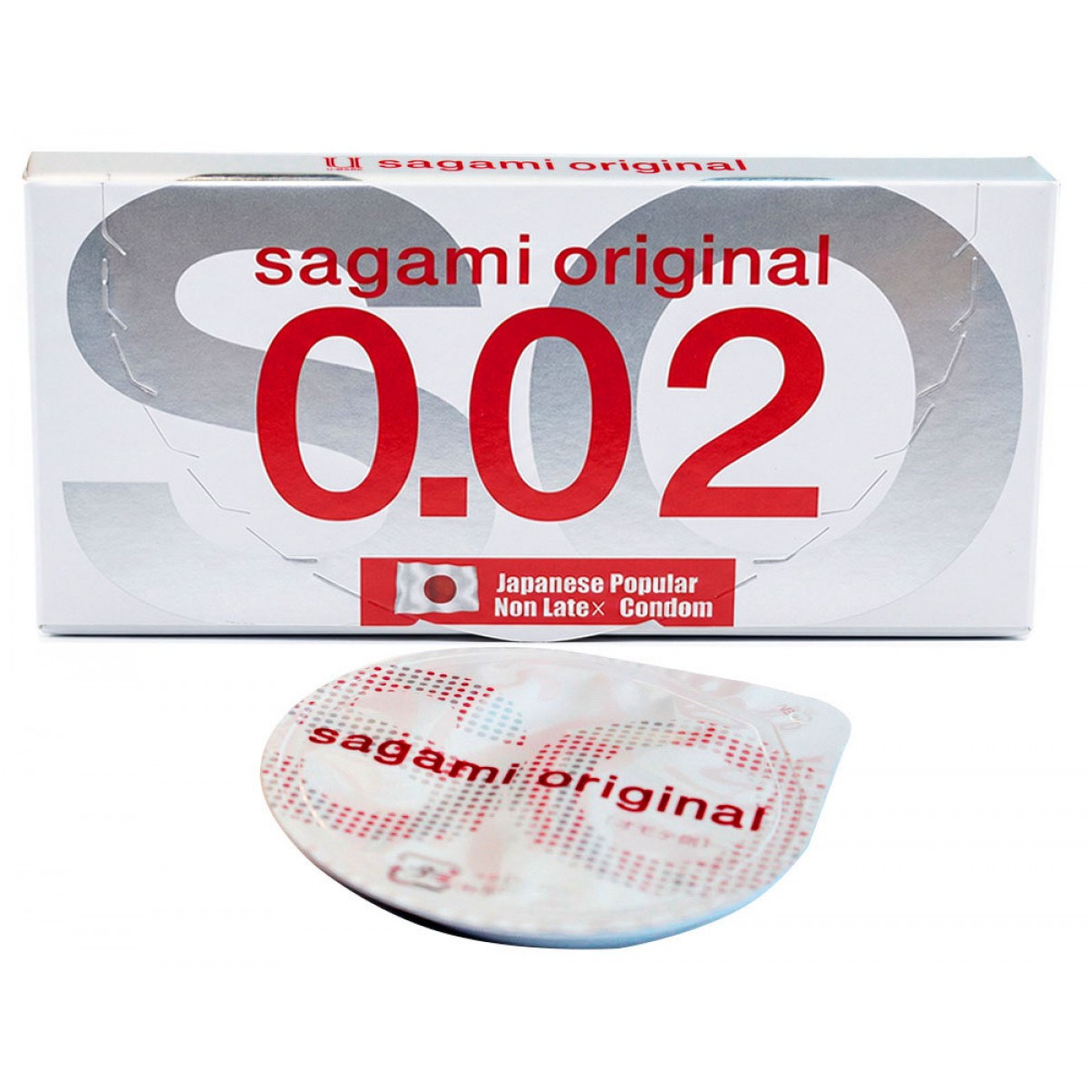 Презервативы Sagami Original 0.02 Полиуретановые 12шт (6 пачек по 2шт)