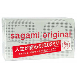 Полиуретановые Презервативы SAGAMI Original 0.02 (5 pcs) (ЯПОНИЯ)