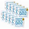 Полиуретановые презервативы Sagami Original 0.02 10шт с дополнительной смазкой