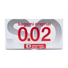 Презервативы Sagami Original 0.02 Полиуретановые 2шт (190мм, 58мм, 0,02) 