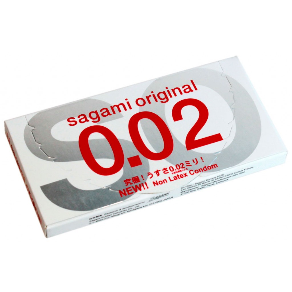 Презервативы Sagami Original 0.02 Полиуретановые 12шт (6 пачек по 2шт)