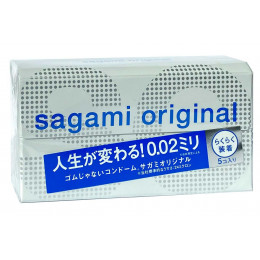Полиуретановые Презервативы SAGAMI Original 0.02 Quick 5шт (ЯПОНИЯ)
