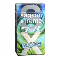 Презервативи Sagami Xtreem Mentol 10шт пролонгуючий ефект, запах м'яти