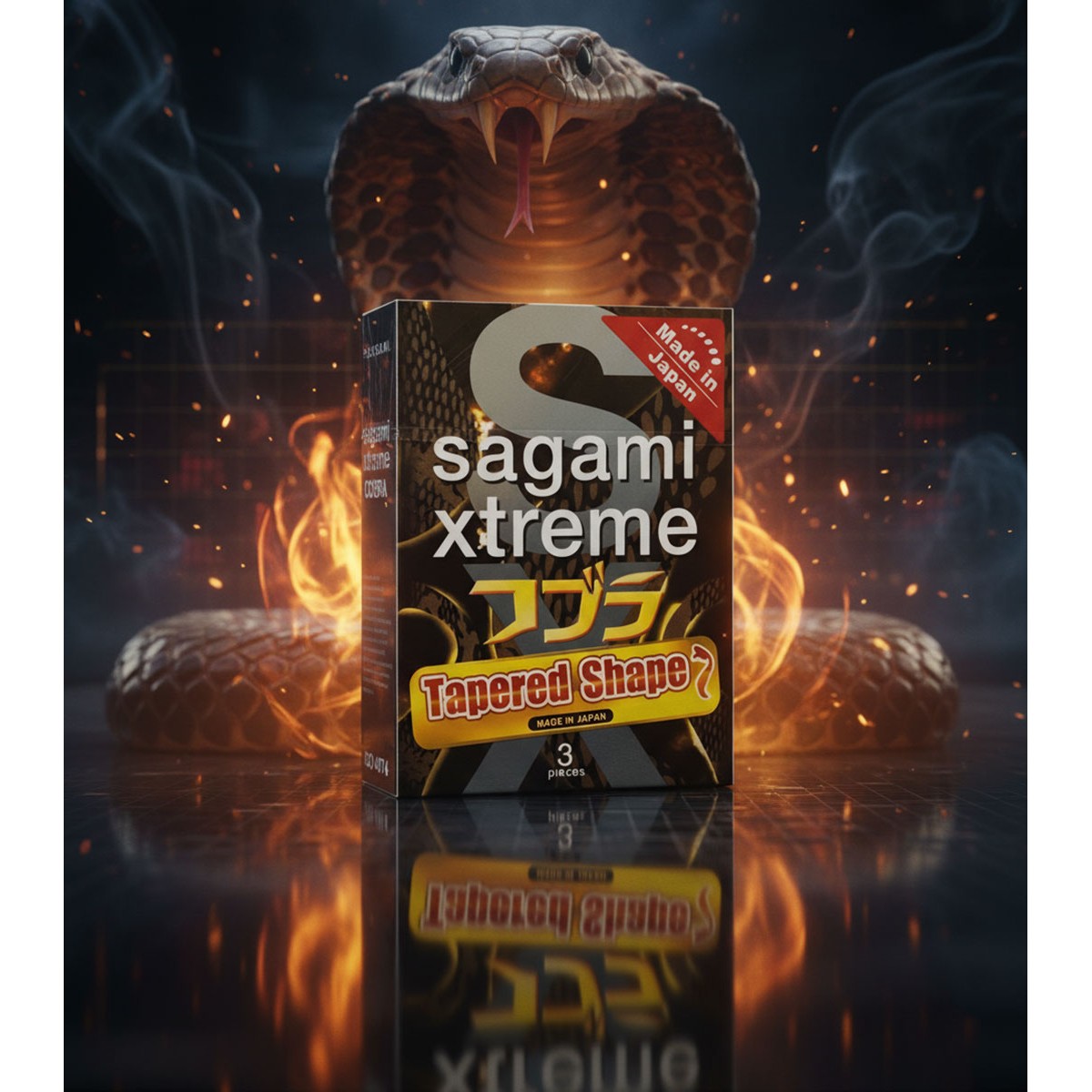 Презервативы Sagami Xtreem Cobra особой формы 3шт