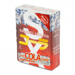 Презервативы Sagami Xtreem Cola с ароматом Кока-кола 3шт