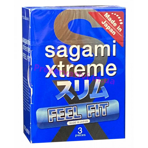 Презервативы Sagami Xtreem FEEL FIT облегающие 3шт - Фото№1
