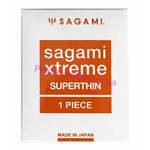Презервативы Sagami Xtreem SuperThin супертонкие 1шт - Фото№1