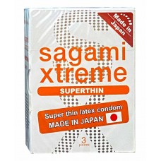 Презервативи Sagami Xtreem SuperThin 3шт надтонкі латексні