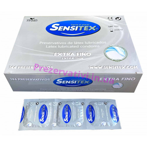 Презервативы Sensitex Extra Fino №144 супертонкие - Фото№1