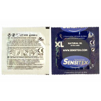 Презервативы Sensitex NaturalXL 15шт большого размера - Фото№2