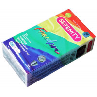 Блок презервативов Serenity Freedom с обильной смазкой 80шт (8 пачек по 10шт) - Фото№2