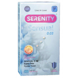 Презервативы Serenity Sensual 0.03 супер тонкие 10шт