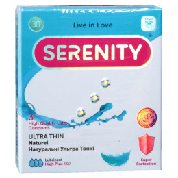 Презервативы Serenity Ultra Thin ультратонкие 3шт