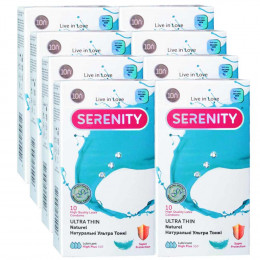 Блок презервативов Serenity Ultra Thin ультратонкие 80шт (8 пачек по 10шт)