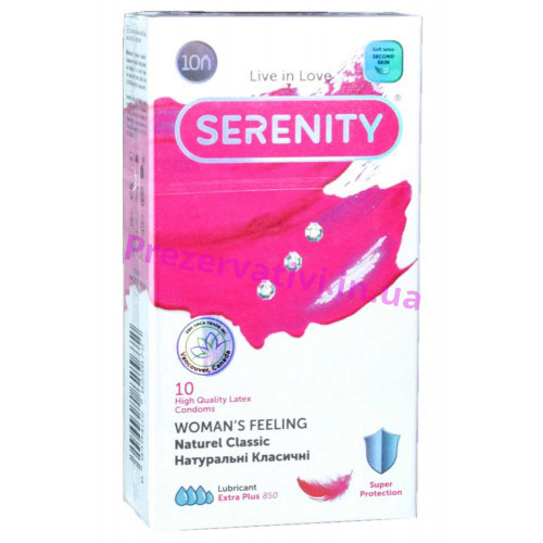 Презервативы Serenity Womans feeling классические 10шт - Фото№1
