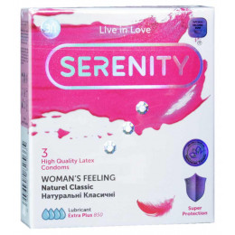 Презервативы Serenity Womans feeling классические 3шт