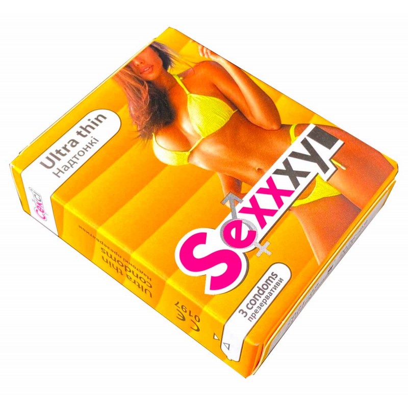 Презервативы Sexxxyi Ultra Thin ультратонкие 3шт