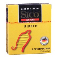 Презервативы Sico ribbed Ребристые 3шт