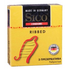 Презервативы Sico ribbed Ребристые 3шт