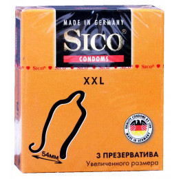 Презервативы Sico XXL Увеличенного размера 3шт