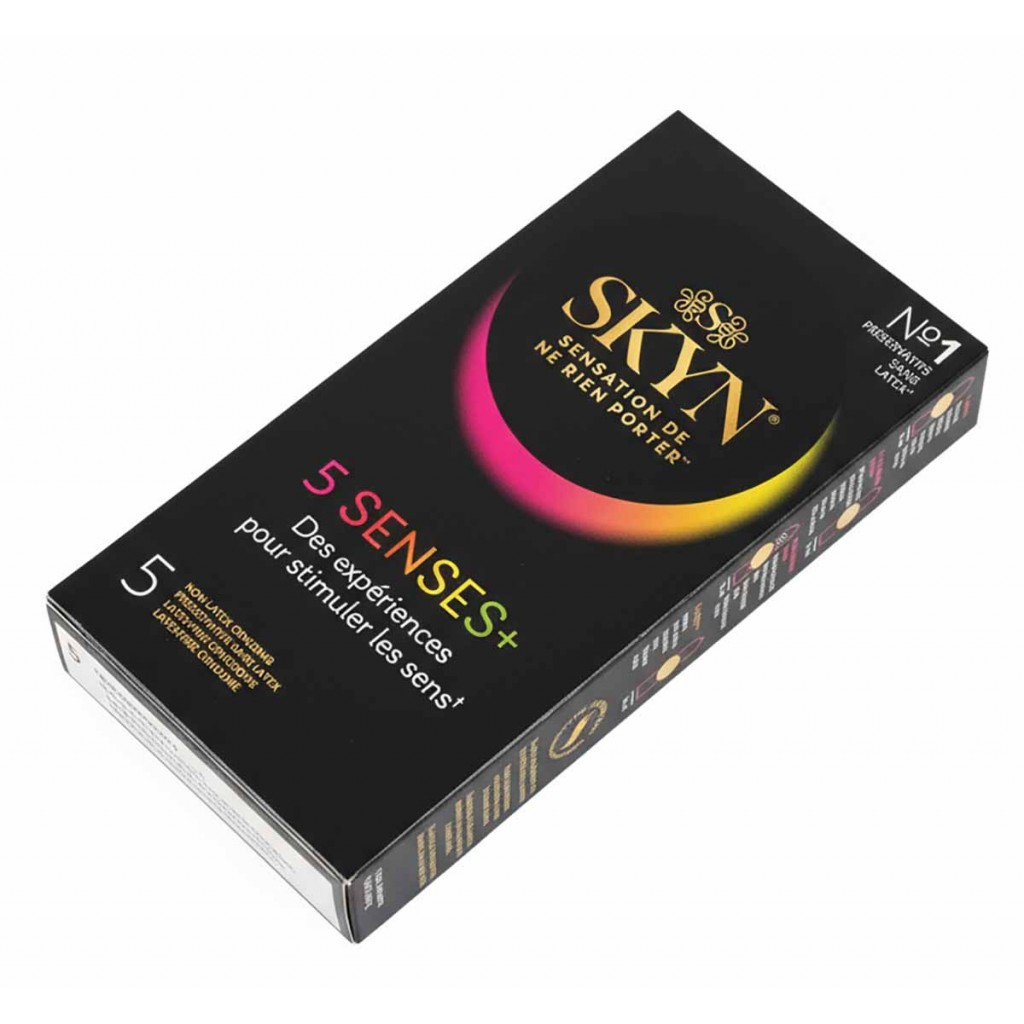 Презервативи SKYN 5 Senses+ 25шт (5 пачок по 5шт)