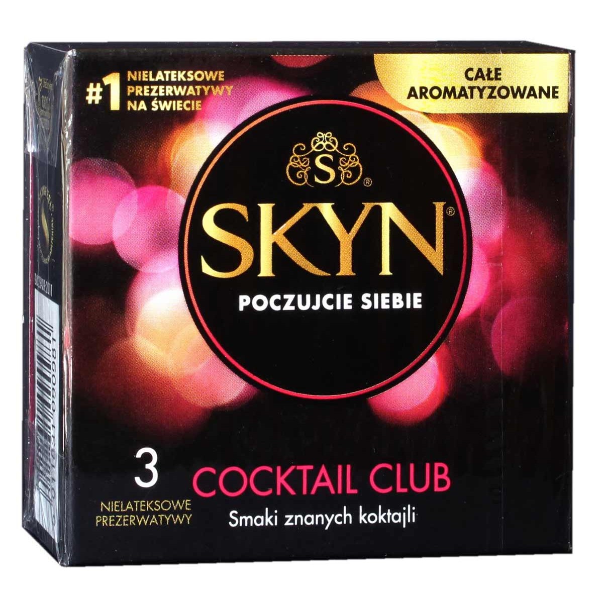 Презервативи SKYN Coctail Club безлатексні ароматизовані 15шт (5 пачок по 3шт) (PL)