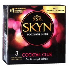 Презервативы SKYN Coctail Club безлатексные ароматизированные 3шт (PL)