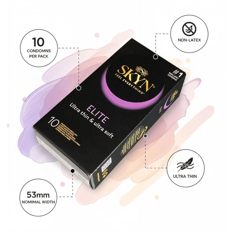 Презервативи SKYN Elite (10шт) супертонкі безлатексні